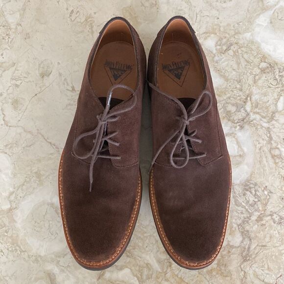 John Fluevog Donald Suede Leather Creepers - Picture 5 of 13